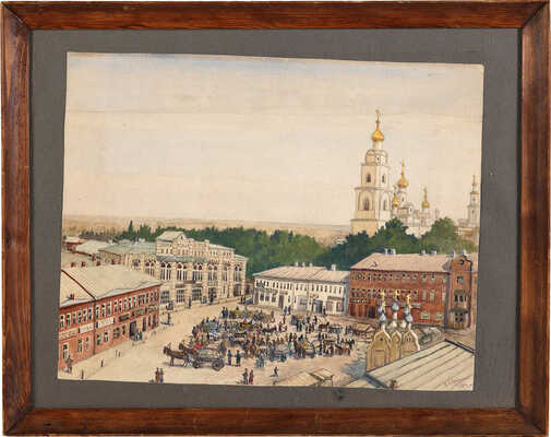 Шевченко В.К.  (по подписи). Городской пейзаж 